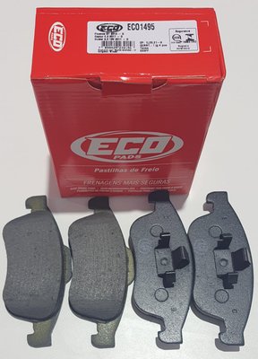 Pastilhas De Freio Dianteira Renault Captur 2.0 Duster 2.0 16v Fluence Fluence Gt Oroch Dynamique 2.0 16v Ecopads - Eco1495