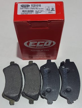 Pastilhas De Freio Dianteira Toyota Corolla 1.6 16v Xli/ 1.8 16v Xei Corolla Fielder Sw 1.8 16v 2004-2008 Ecopads - Eco1210