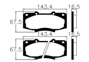 Pastilhas De Freio Dianteira Toyota Hilux 2010 Ecopads - Eco1445