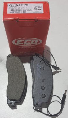 Pastilhas De Freio Dianteira Traffic 1.4 1.6 1.7 2.0 2.1 2.2 2.4 2.5 Traffic Furgao Ecopads - Eco1280