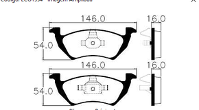 Pastilhas De Freio Dianteira Up 1.0 Ecopads - Eco1554