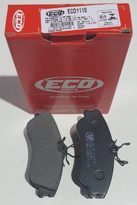 Pastilhas De Freio Diantera 206 Escapade 1.6 207 1.6 306 1.8 2.0 2.0 Hdi Partner 1.1 1.4 1.8 1.9 Xsara 2.0i Xsara Picasso 1.6 1.8 2.0 Ecopads - Eco1110