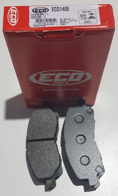 Pastilhas De Freio Dianteira Jeep Compass 2011-2016 Outlander Ecopads - Eco1405 