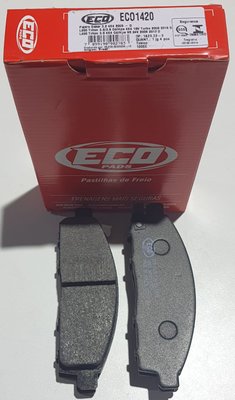 Pastilhas De Freio Dianteira L200 Triton 2.4 3.2 3.5 3.2 Pajero Dakar 3.2 4x4 Ecopads - Eco1420