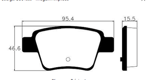 Pastilhas De Freio Traseira 307 2.0 16v C4 Pallas Exclusive 2.0 16v Ecopads - Eco1559