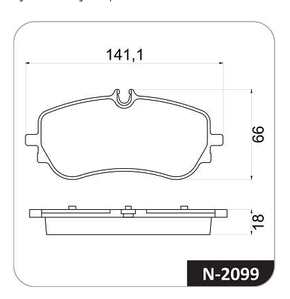 Pastilhas De Freio Traseira Amarok 2018 Cobreq - N2099