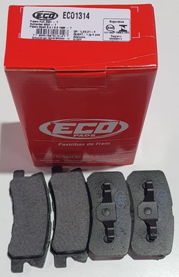 Pastilhas De Freio Traseira Asx 2.0 16v Outlander Pajero Full Pajero Sport 2.5 3.0 Ecopads - Eco1314