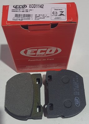 Pastilhas De Freio Traseira Defender 2.5 1986-1994 Defender 90/110 1986-1994 Ecopads - Eco1142