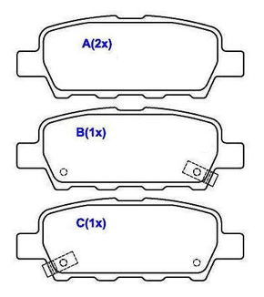 Pastilhas De Freio Traseira Fx 35 Fx 45 Novo Sentra 2.0 Grand Vitara 1.6i 2.0i 2.4i 1.9 Ddis 2.7i 3.2i 3.6i 16v Syl - Syl3178