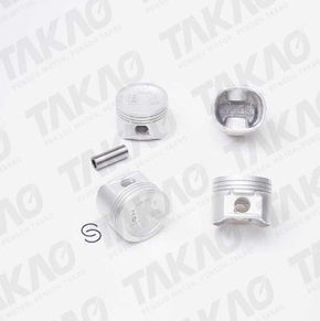 Pistão Motor Volkswagen 1.0l 8v L4 Power Gol, Fox 2002-2007 Flex/gasolina Takao - Pvw10c/0,50