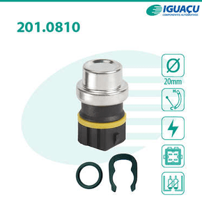 Sensor Temperatura Água Audi/seat/volkswagen A3 Caddy Cordoba Ibiza Gol Golf Parati Passat Variant Iguaçu - 2010810