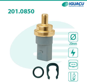 Sensor Temperatura Água Audi/volkswagen/seat/mercedez A3 A4 A6 A8 Q7 S3 S6 S8 Tt V Cordoba Ibiza Amarok Bora Crossfox Fox Gol Golf Jetta Voyage Spacefox Saveiro Iguaçu - 2010850
