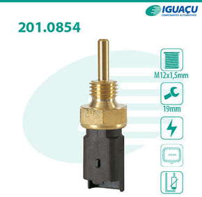Sensor Temperatura Água Fiat 500 Bravo Fiorino Grand Siena Linea Palio Punto Uno Iguaçu - 2010854