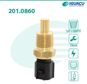 Sensor Temperatura Água Fiat Bravo Doblò Grand Siena Idea Linea Strada Palio Punto Iguaçu - 2010860