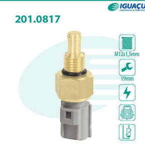 Sensor Temperatura Água Ford/mazda Ecosport Escort Focus Fusion Mondeo Ranger Verona 626 Iguaçu - 2010817