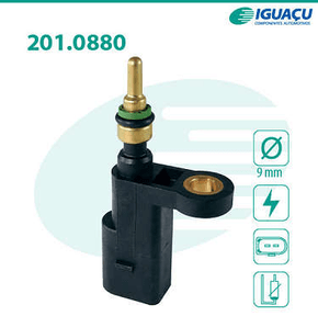 Sensor Temperatura Água Volkswagen Fox Gol Golf Polo Virtus Iguaçu - 2010880