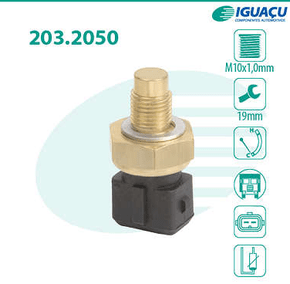 Sensor Temperatura Painel Volkswagen Gol Parati Saveiro Iguaçu - 2032050