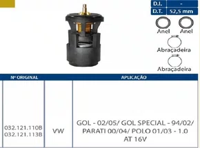 VALVULA TERMOSTATICA AUDI/ SEAT/ SKODA/ VW