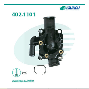Válvula Termostática Com Carcaça Citroen/peugeot Aircross Berligo C3/c3 Picasso Xsara 206 207 208 307 308 Hoggar Partner Iguaçu - 402110189