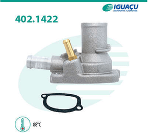 Valvula Termostática Com Carcaça Fiat 500 Fiorino Grand Siena Palio Uno Iguaçu - 402142288