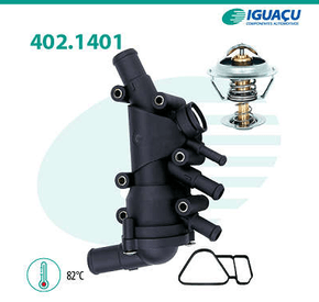 Válvula Termostática Com Carcaça Ford Courier Escort/hatch/sw Fiesta Ka Iguaçu - 402140182