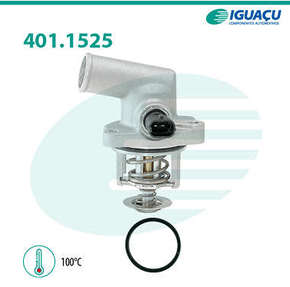 Válvula Termostática Eletronica Ford Fiesta 1.0/1.6 8v Zetec Rocam Flex 2004-2014 Iguaçu - 4011525100
