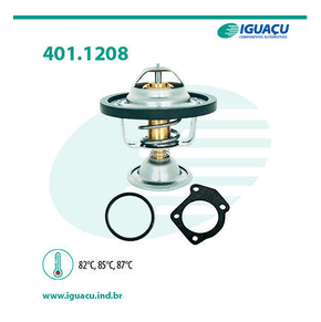 Válvula Termostática Fiat/gm Elba 147 Fiorino Mille Premio Uno Caravan Iguaçu - 401120882 