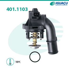 Válvula Termostática Ford Courier 1.6 8v Ka 1.6/1.0 8v Zetec Rocam Flex Iguaçu - 4011103100