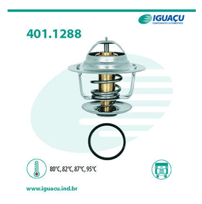 Válvula Termostática Ford/volkswagen Escort Pampa Gol Parati Passat Pointer Polo Classic Quantum Santana Saveiro Voyage Iguaçu - 401128887