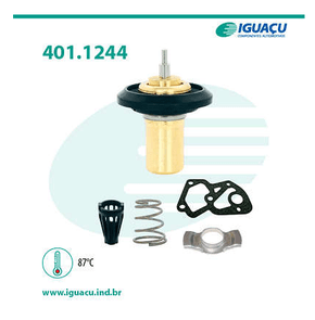Válvula Termostática Refil Fiat Fiorino Mille Palio/palio Weekend Siena Strada Uno Iguaçu - 401124487