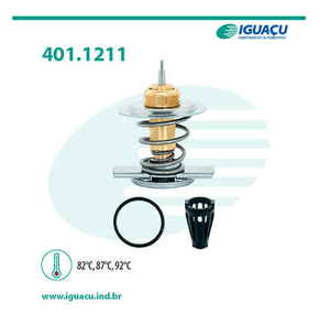Válvula Termostática Refil Gm Astra Blazer Ipanema Kadett Monza S10 Vectra Zafira Iguaçu - 401121182