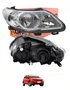 Farol H7/h1 Com Defletor Logo Vw Gol Saveiro Voyage