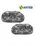 Par Farol Golf A4 1999 ATE 2004 Foco Manual Original Arte
