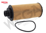 Filtro De Óleo Lubrificante Refil Gm S10 Turbo Diesel (cs/cd/ce) Automático/mecânico 2.8 16v Wega - Woe314
