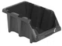 Gaveteiro plástico, nº 5, 12,0 cm x 15,0 cm x 26,0 cm,modelo prático, preto