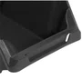 Gaveteiro plástico, nº 5, 12,0 cm x 15,0 cm x 26,0 cm,modelo prático, preto