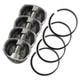 KIT ANÉIS + PISTÕES DE MOTOR C3 207 206 2003 A 2016 TAKAO RIOSULENSE