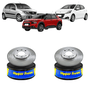 Par Disco De Freio Dianteiro Solido Sem Cubo Citroen/peugeot C3/c3 Picasso/c4 Cactus/206/208/307/partner 1999 Em Diante - Hf