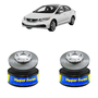Par Disco De Freio Dianteiro Ventilado Sem Cubo Honda New Civic 2006-2016 - Hf