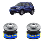 Par Disco De Freio Dianteiro Ventilado Sem Cubo Toyota Rav 4 2001-2005 - Hf