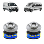 Par Disco De Freio Traseiro Solido Sem Cubo Nissan/renault Nv400/master 2013 Em Diante - Hf 