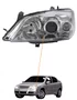 PAR FAROL H7 H1 MÁSCARA CROMADA ASTRA 2003 ATÉ 2011