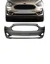 Parachoque Dianteiro Ka Hatch Sedan 19 20 21 44 Furo Milha Preto