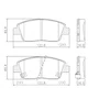 PASTILHA DE FREIO DIANT HYUNDAI