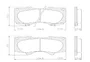 PASTILHA DE FREIO DIANT MITSUBISHI/TOYOTA