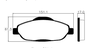 Pastilhas De Freio Dianteira 308 408 C4 Ecopads - Eco1644