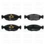 Pastilhas De Freio Dianteira Agile 1.4 2009-2013 Celta 1.0 1.4 Classic 1.0 Corsa 1.0 1.6 Prisma 1.4 Tigra 1.6 Frasle - Pd42