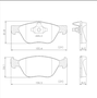 Pastilhas De Freio Dianteira Bravo 1.4 Dolbo 1.8 Idea 1.8 Linea 1.4 1.8 1.9 Palio Weekend 1.8 Punto 1.4 Strada 1.8 Lonaflex - P92
