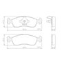 Pastilhas De Freio Dianteira C3 1.5 8v Argo 1.0 6v Palio 1.4 1.0 Uno 1.4 1.0 208 1.5 8v 208 1.2 12v Lonaflex - P85