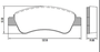 Pastilhas De Freio Dianteira C3 1.6 C4 1.8 2.0 C4 Pallas/picasso 2.0 206 1.6 208 1.6 307 2.0 Xsara 1.6 Lonaflex - P505